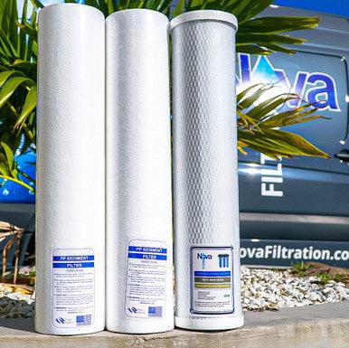 Filter Cartridge Replacement Installed set (3) - Nova Filters