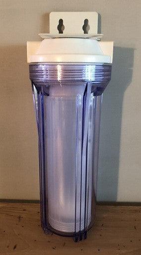 Nova Reverse Osmosis DI resin container W/bracket - Nova Filters