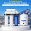 Nova 5-Stage Reverse Osmosis System RO Purifier 75 GPD W/Auto Shut off